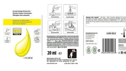 Kärcher Détergent vitre concentré Karcher 4 x 20 ml* Nettoyant Pour Vitres
