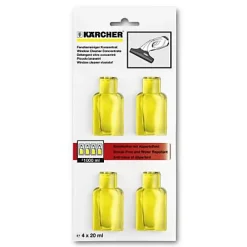 Kärcher Détergent vitre concentré Karcher 4 x 20 ml* Nettoyant Pour Vitres