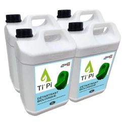 Détratrant biologique pour valve et canalisations - WC et Urinoir - 4x5L>Ti'Pi Outlet