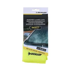 Dunlop Chiffon Microfibre Anti-Insectes 35x35cm 290gsm - Lavable & Réutilisable, Nettoyage Efficace Pare-Brise & Carrosserie* Chiffon
