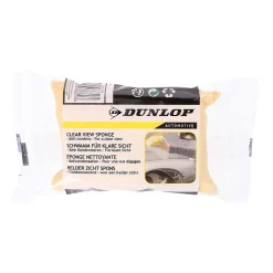 Dunlop Éponge Vision Claire 12x9x4cm, Élimine Buée, Poussière & Saleté, Nettoyage Vitres Auto Efficace, Visibilité Optimale* Eponge