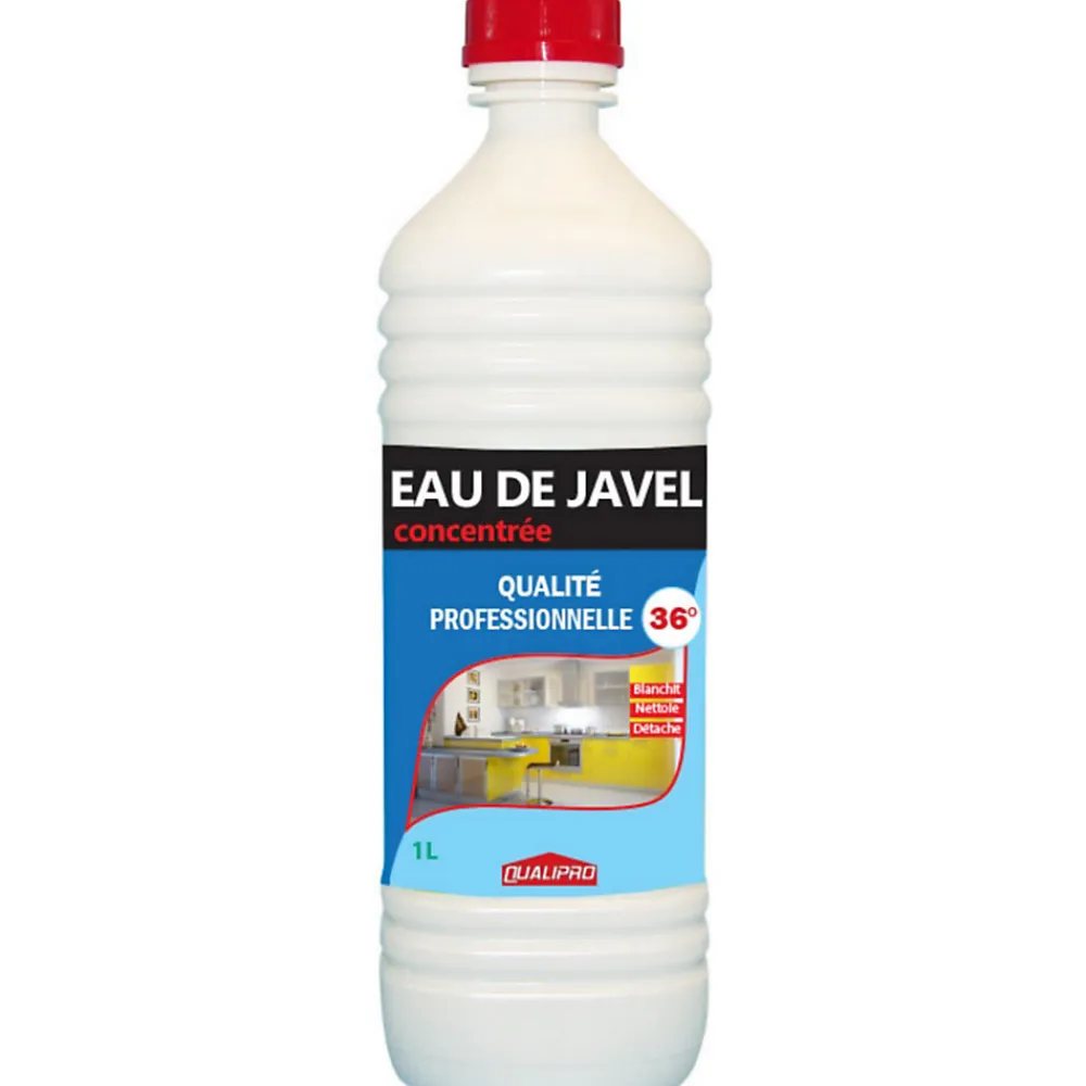 Eau de javel concentrée 9,6% 36° 1L>Qualipro New
