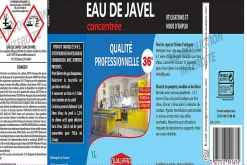 Eau de javel concentrée 9,6% 36° 1L>Qualipro New