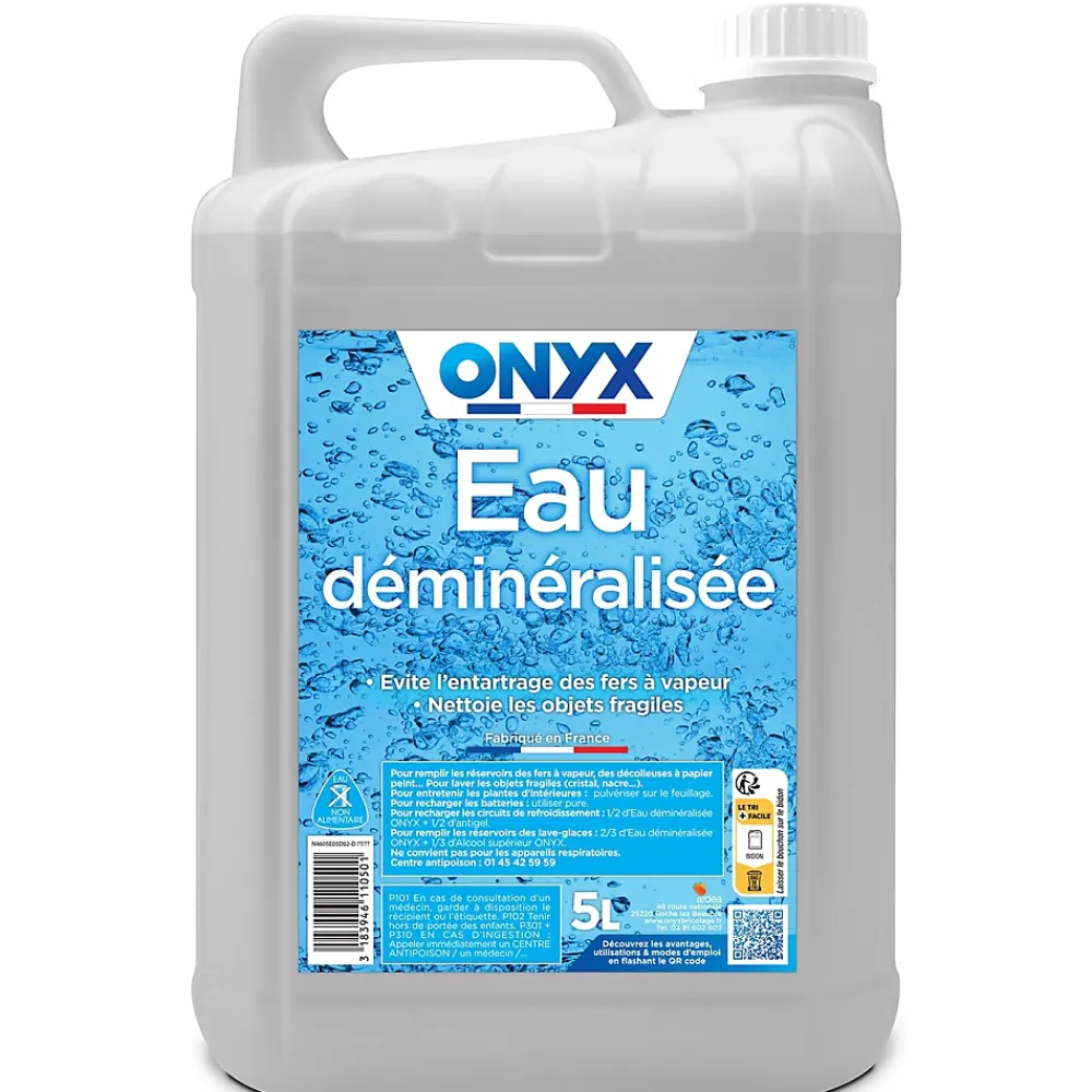 Onyx Eau déminéralisée anti-calcaire et anti-tartre 5L* Entretien Du Textile|Eau Déminéralisée