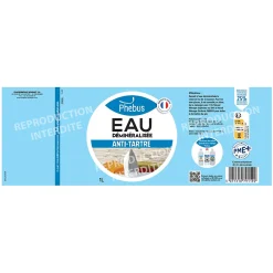 Eau déminéralisée anti-tartre Phébus 1L><noscript><img width=