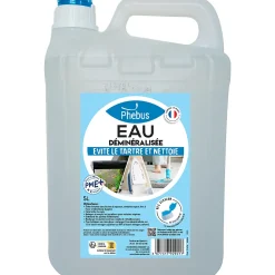 Phebus Eau déminéralisée anti-tartre Phébus 5L* Entretien Du Textile|Eau Déminéralisée