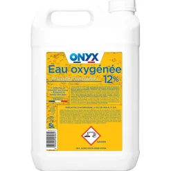 Onyx Eau Oxygénée 12% pour bois et textiles 5L* Eau Oxygénée|Entretien Du Textile