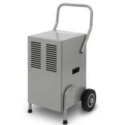 Eberth Déshumidificateur d'air professionnel de chantier, capacité 50L / jour, réglable par pas de 1% de 20% à 90% RH* Déshumidificateur D'Air