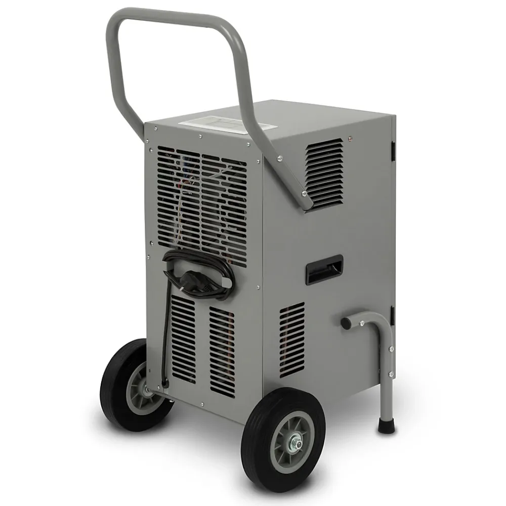 Eberth Déshumidificateur d'air professionnel de chantier, capacité 50L / jour, réglable par pas de 1% de 20% à 90% RH* Déshumidificateur D'Air