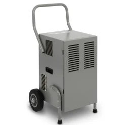 Eberth Déshumidificateur d'air professionnel de chantier, capacité 50L / jour, réglable par pas de 1% de 20% à 90% RH* Déshumidificateur D'Air