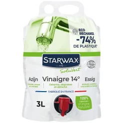 Soluvert Eco-recharge vinaigre 14° Starwax 3L* Vinaigre Ménager