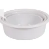 Lot de 3 cuvettes rondes - 27 / 31 / 35 cm - Blanc>Eda Plastique New