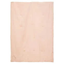 Atmosphera Créateur D'Intérieur Edredon Lili en gaze de coton 100x140cm blanc - Atmosphera* Boutis, Couvre-Lit, Édredon