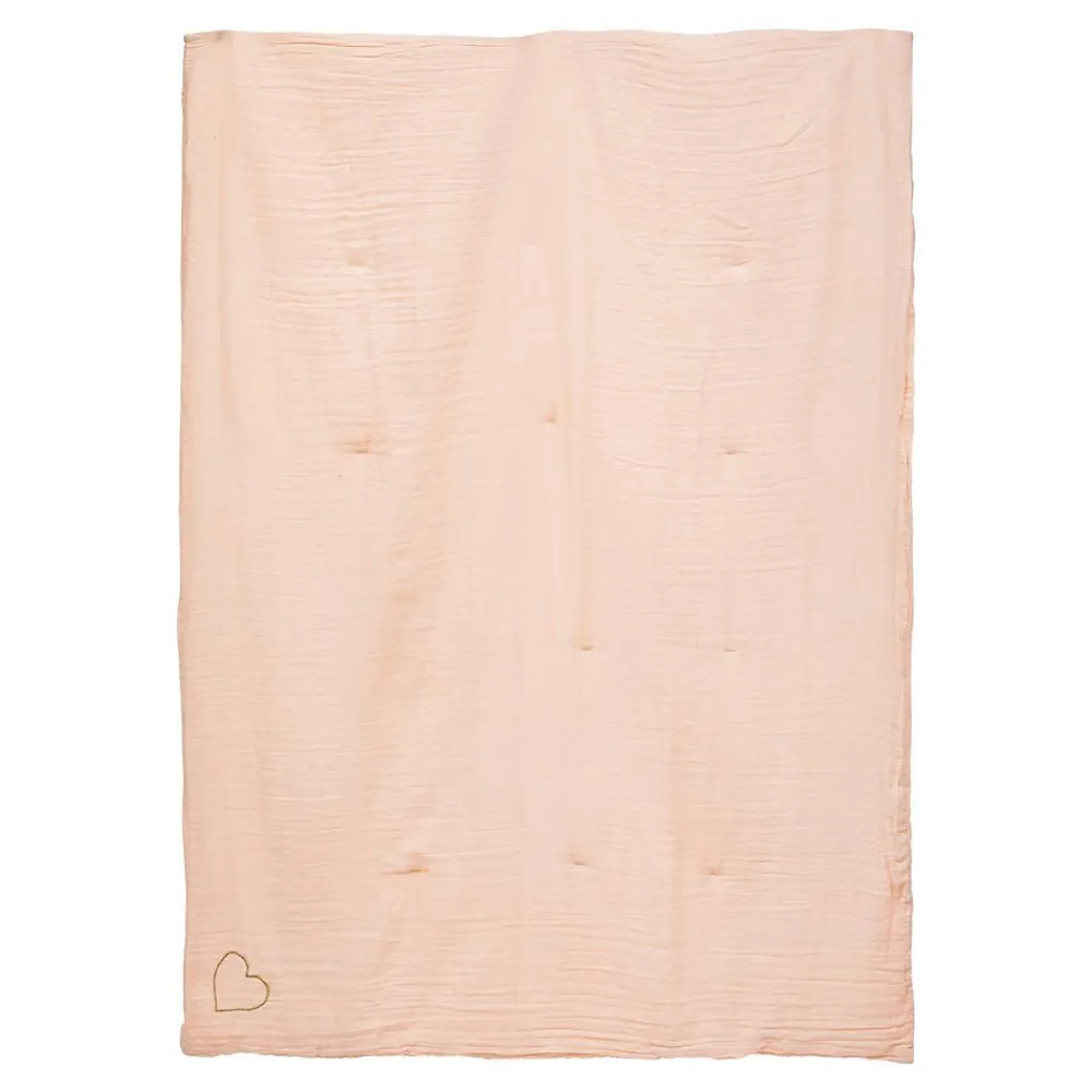 Atmosphera Créateur D'Intérieur Edredon Lili en gaze de coton 100x140cm blanc - Atmosphera* Boutis, Couvre-Lit, Édredon