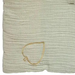 Edredon "Lili" en gaze de coton 100x140cm blanc - Atmosphera>Atmosphera Créateur D'Intérieur Online