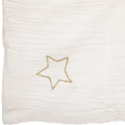 Atmosphera Créateur D'Intérieur Edredon Lili en gaze de coton 100x140cm blanc - Atmosphera* Boutis, Couvre-Lit, Édredon