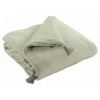 Edredon ou Bout de lit "Gaïa" toutes dimensions "Gaze de Coton" - Gaïa Vert d'Eau - 90 x 200 cm>L'Effet Papillon Outlet