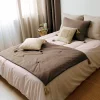 Home Maison Edredon Panama avec pompons en jute (90x190 cm - Taupe)* Boutis, Couvre-Lit, Édredon