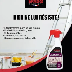 Spado Efface Tout détachant surpuissant 500ml Pro* Produits De Gros Lessivage