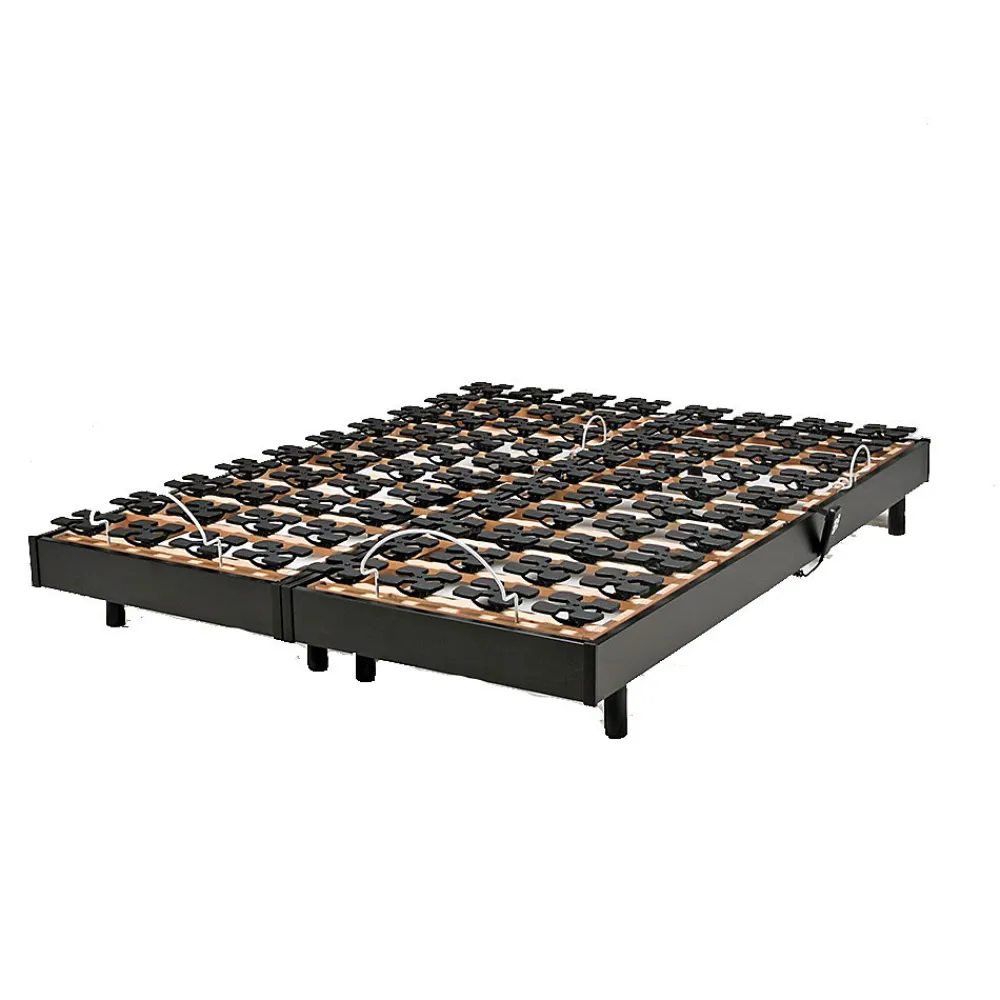 Ensemble 2 sommiers relaxation électrique FLEXPALACE 80x200 + 2 matelas mémoire de forme / Noir>Weber Industries Clearance