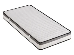 Ensemble 90 x 200 cm cadre à lattes + matelas mousse mémoire de forme ép.19cm - ORTHOMEMORY de YSMÉE>Vente-unique New