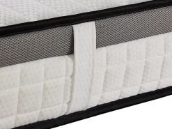 Ensemble 90 x 200 cm cadre à lattes + matelas mousse mémoire de forme ép.19cm - ORTHOMEMORY de YSMÉE><noscript><img width=