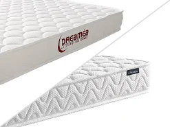 Vente-unique Ensemble 90 x 190 cm cadre à lattes + matelas mémoire de forme ép.15cm - PELOPS de YSMÉE* Ensemble Sommier Et Matelas
