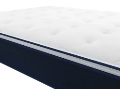 Ensemble 90 x 190 cm sommier + matelas ressorts ensachés et surmatelas intégré ép.24cm - ALTIER de YSMÉE><noscript><img width=
