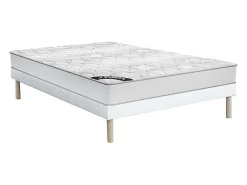 Ensemble 140 x 190 cm sommier + matelas ressorts ensachés ép.20cm - SONGE de YSMÉE>Vente-unique Outlet
