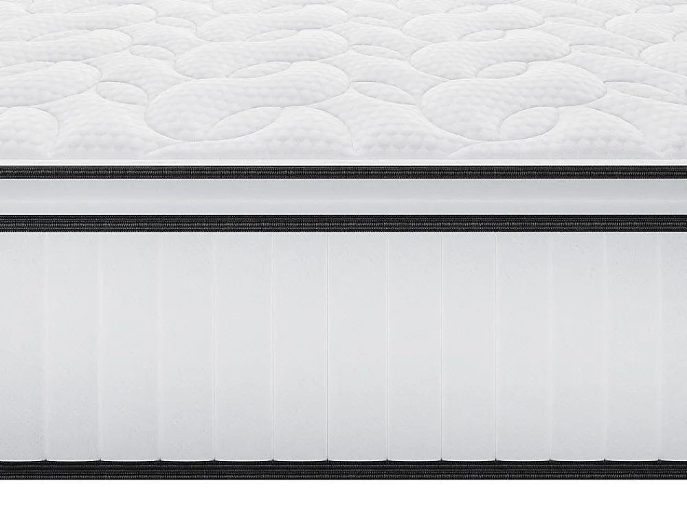 Vente-unique Ensemble 140 x 190 cm sommier + matelas anti-feu ressorts ensachés et surmatelas intégré ép.28 cm - DELICE de YSMÉE HÔTEL* Ensemble Sommier Et Matelas