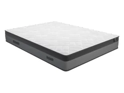 Ensemble 140 x 190 cm sommier + matelas ressorts ensachés et mémoire de forme ép.24cm - ILLUSION de YSMÉE>Vente-unique Online