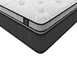 Vente-unique Ensemble 140 x 190 cm sommier + matelas hybride ressorts ensachés et surmatelas intégré ép.30cm - GAMIANI de YSMÉE* Ensemble Sommier Et Matelas