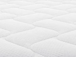 Vente-unique Ensemble 180 x 200 cm sommier coffre blanc + matelas hybride ressorts ensachés et mémoire de forme ép.25cm - ASTRIA Art Collection* Ensemble Sommier Et Matelas