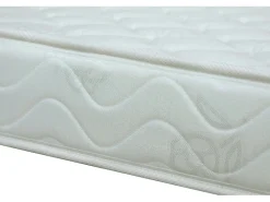 Ensemble 140 x 190 cm sommier coffre blanc + matelas mousse ép.15cm - ZEUS de YSMÉE><noscript><img width=