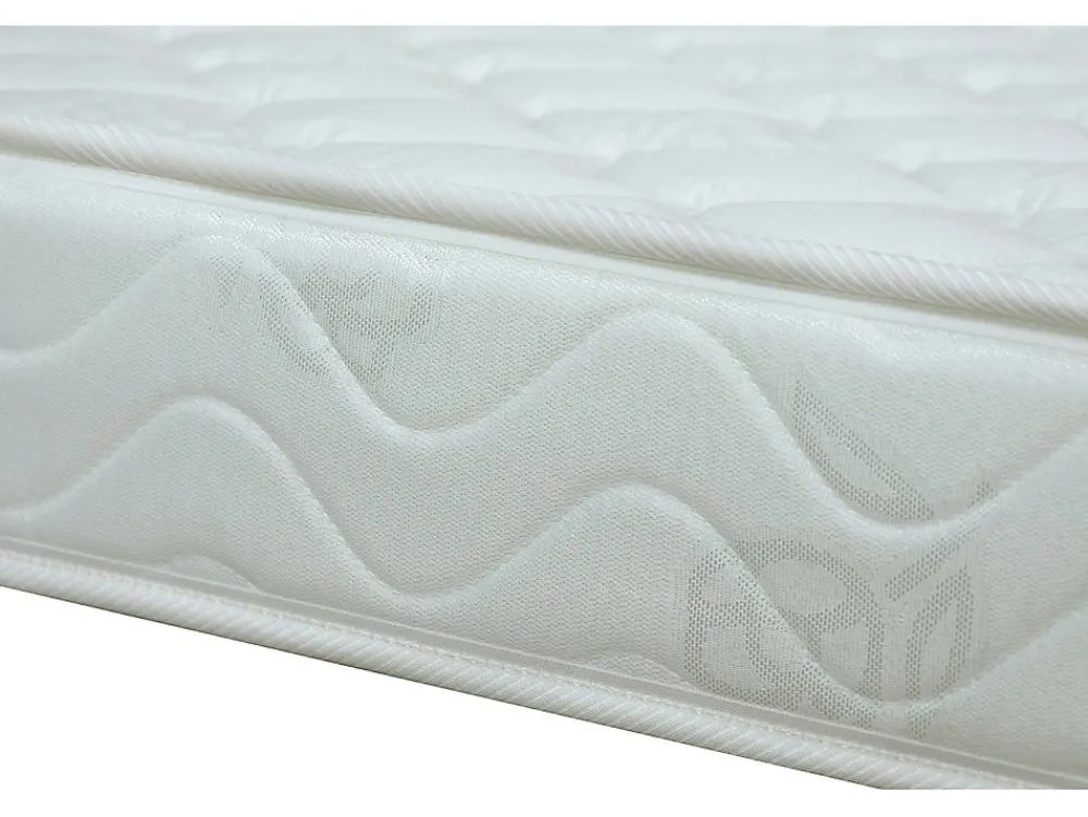 Ensemble 140 x 190 cm sommier coffre blanc + matelas mousse ép.15cm - ZEUS de YSMÉE>Vente-unique Discount