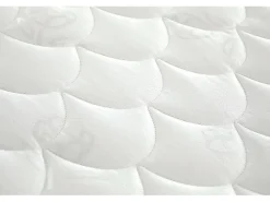 Ensemble 140 x 190 cm sommier coffre blanc + matelas mousse ép.15cm - ZEUS de YSMÉE><noscript><img width=