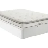 Ensemble 140 x 190 cm sommier coffre blanc + matelas ressorts ensachés 7 zones accueil TPE ép.28cm - ONEBIA de PALACIO>Vente-unique Online