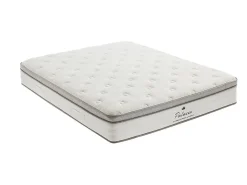 Ensemble 140 x 190 cm sommier coffre blanc + matelas ressorts ensachés 7 zones accueil TPE ép.28cm - ONEBIA de PALACIO>Vente-unique Online