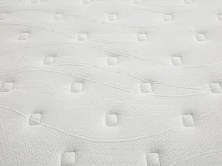 Ensemble 140 x 190 cm sommier coffre blanc + matelas ressorts ensachés 7 zones accueil TPE ép.28cm - ONEBIA de PALACIO><noscript><img width=