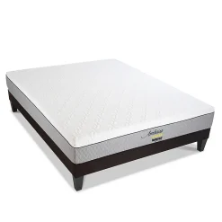 Bellecour Ensemble Amboise 90x200 cm Matelas Mousse + Sommier Bois* Ensemble Sommier Et Matelas