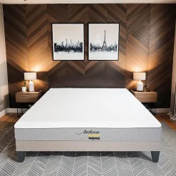 Bellecour Ensemble Amboise 90x200 cm Matelas Mousse + Sommier Bois* Ensemble Sommier Et Matelas