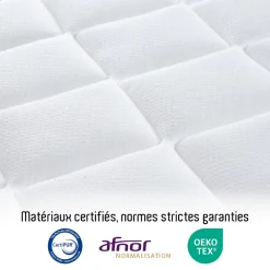 Bellecour Ensemble Bartoldi 160x200 cm Matelas Ressorts ensachés + Sommier Bois* Ensemble Sommier Et Matelas