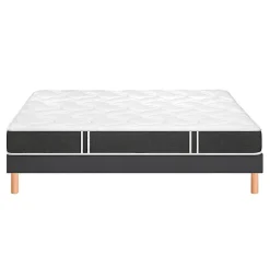 Bultex Ensemble ESSENTIAL + Sommier POWER + pieds 90x200 Mousse* Ensemble Sommier Et Matelas
