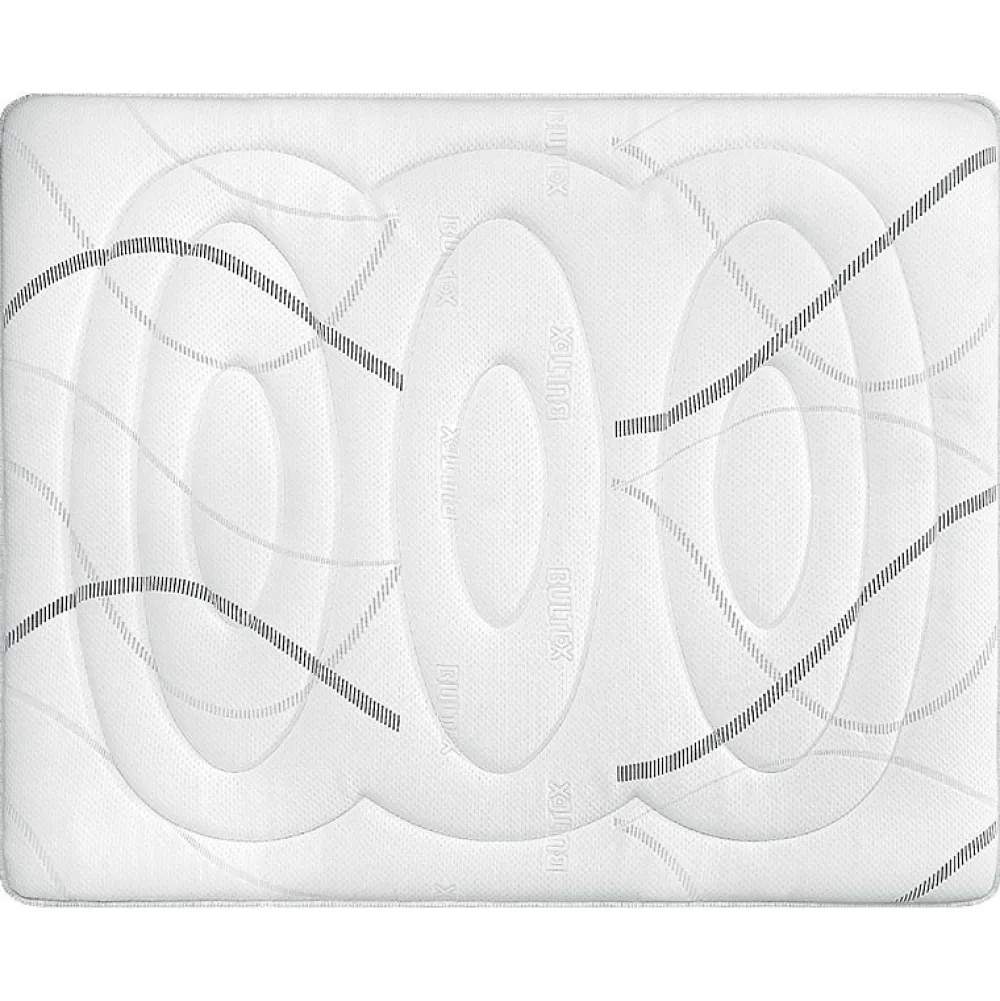 Ensemble ULTIMUM + Sommier confort ferme vigoroso deco + pieds 180x200 Jersey Gris foncé Mousse>Bultex Best