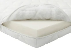 Ensemble complet boxspring tête de lit coutures verticales + sommiers relaxation électrique + matelas + surmatelas - 2 x 90 x 200><noscript><img width=