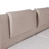 Vente-unique Ensemble complet boxspring tête de lit + sommiers relaxation électrique + matelas + surmatelas - 2 x 80 x 200 cm - Tissu - Beige* Lit Double
