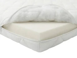 Vente-unique Ensemble complet boxspring tête de lit capitonnée + sommiers relaxation électrique + matelas + surmatelas - 2 x 90 x 200 cm -* Lit Double