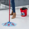 Juanio Ensemble complet de seau avec balai à franges, poignée et essoreuse torsion, capacité 10 L* Serpillère