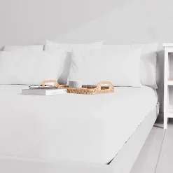 Soleil D'Ocre Ensemble couette et parure 7 Pièces BOHEME blanc pour lit en 160x200 cm, par* Parure De Lit