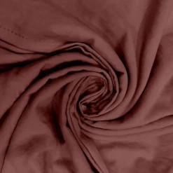 Ensemble couette et parure 7 Pièces BOHEME brique pour lit en 140x190 cm, par><noscript><img width=